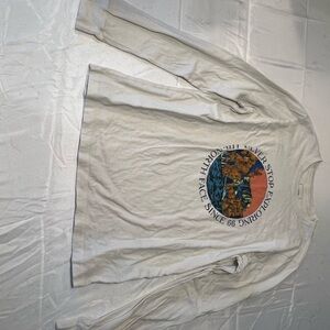 The North Face White Long Sleeve with Graphic